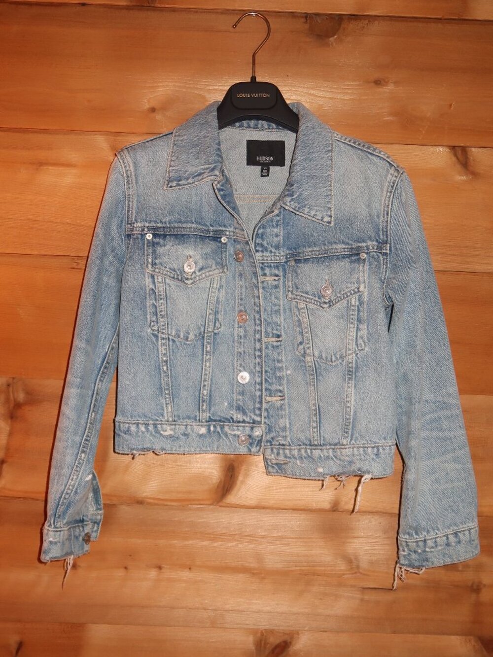 Hudson Distressed Denim Jacket